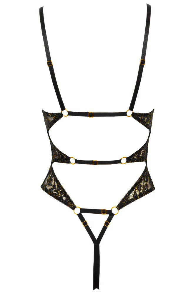 Abierta Fina Black Lace Body - Image 11