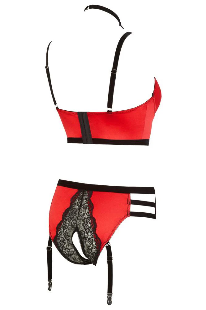 Abierta Fina Bustier with Waist-High Briefs - Image 10
