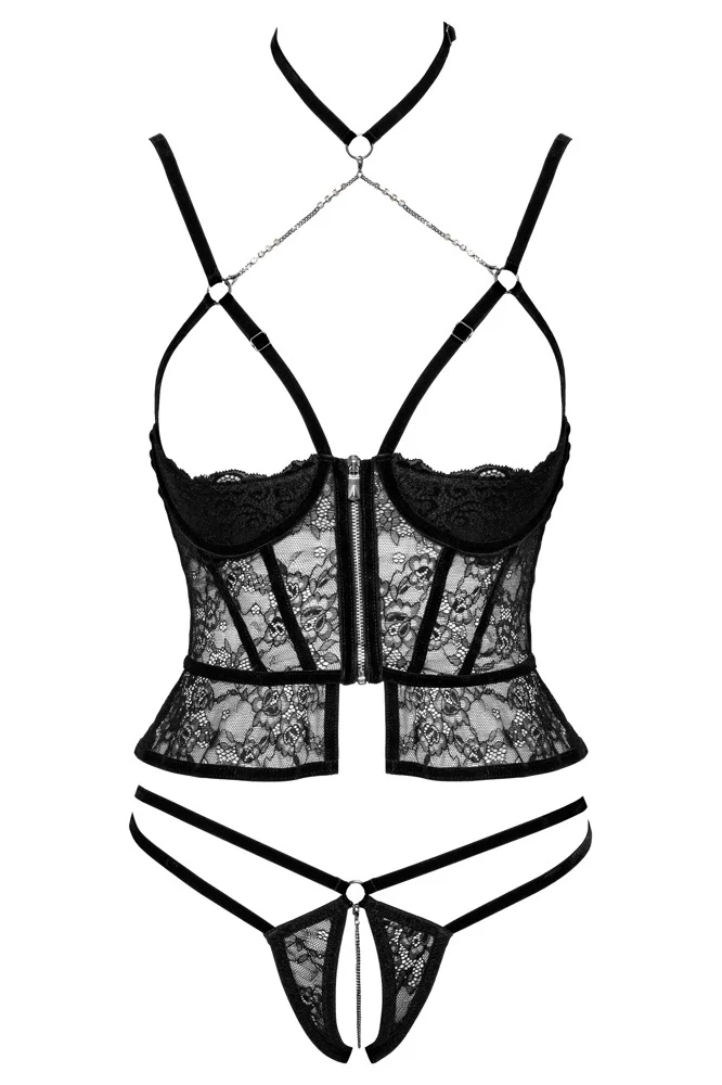 Abierta Fina Longline Bra Set - Image 12
