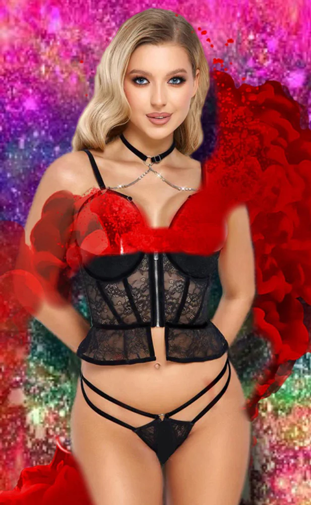 Abierta Fina Longline Bra Set - Image 5