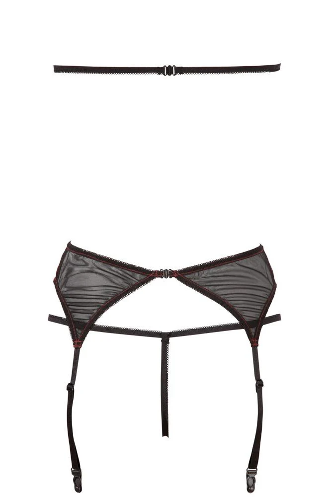Abierta Fina Red Suspender Set (XL) - Image 3