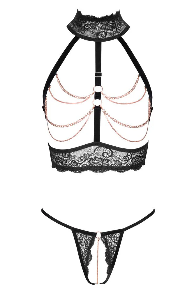Abierta Fina Rose Gold Chain Set - Image 8