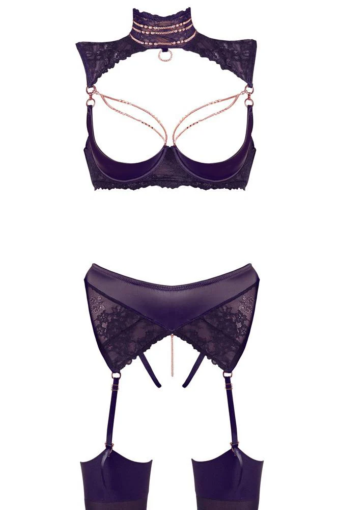 Abierta Fina Shelf Lingerie Set - Image 5