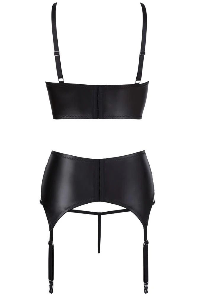 Abierta Fina Suspender Lingerie Set - Image 5
