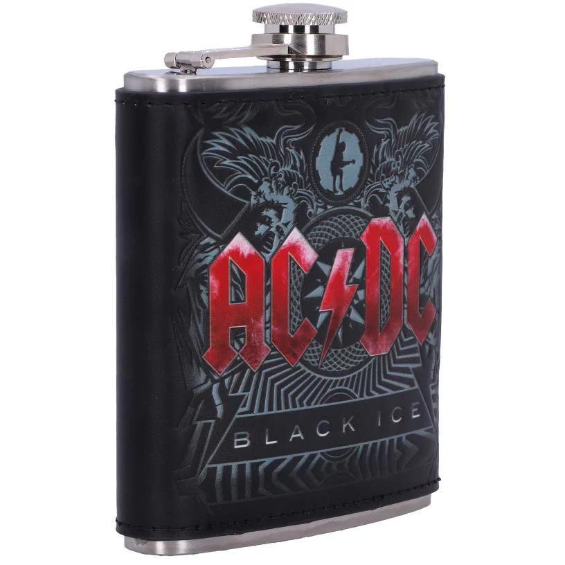 ACDC Black Ice Hip Flask - Image 4