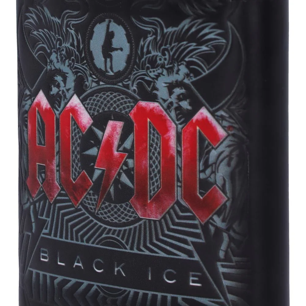 ACDC Black Ice Hip Flask - Image 5