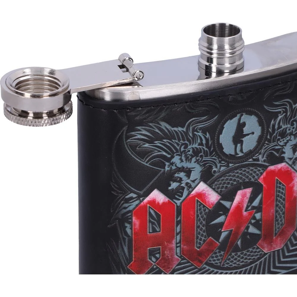 ACDC Black Ice Hip Flask - Image 6