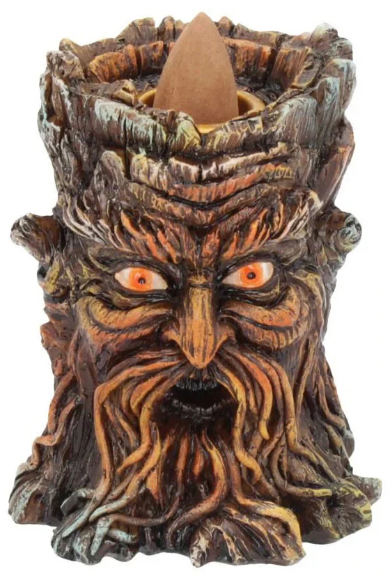 Aged Oak Backflow Incense Burner