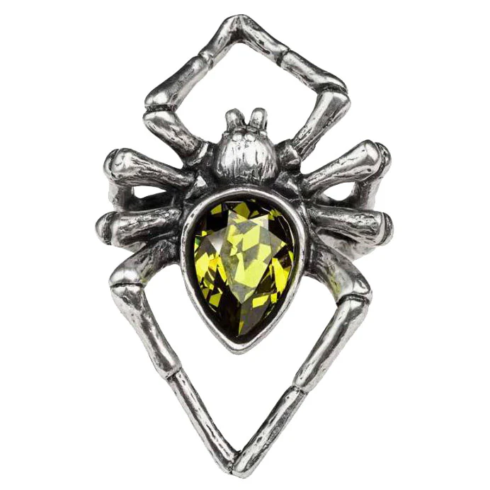 Alchemy Gothic Emerald Venom Ring R222 - Image 4