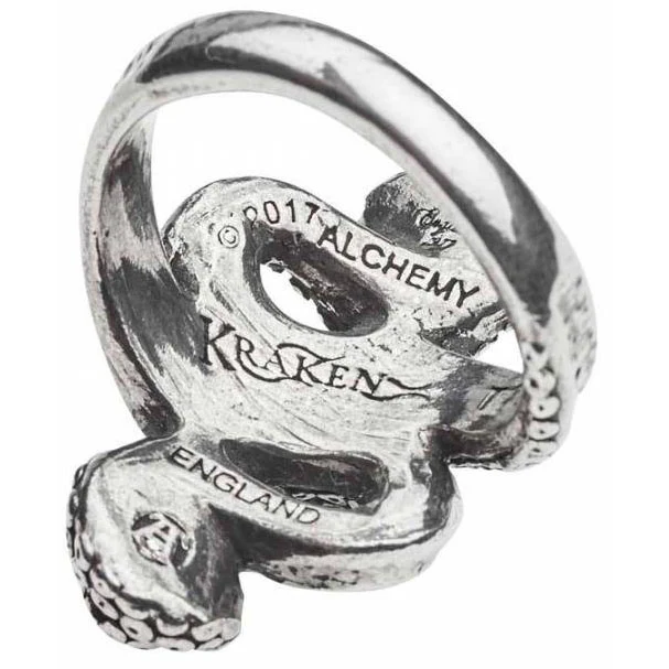 Alchemy Gothic Kraken Ring R221 - Image 5