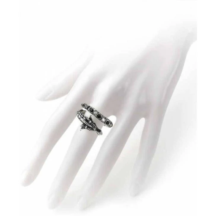 Alchemy Gothic Vis Viva Dragon Ring R183 - Image 2