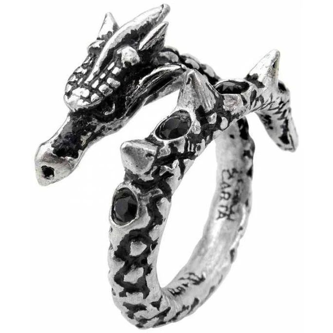 Alchemy Gothic Vis Viva Dragon Ring R183 - Image 4