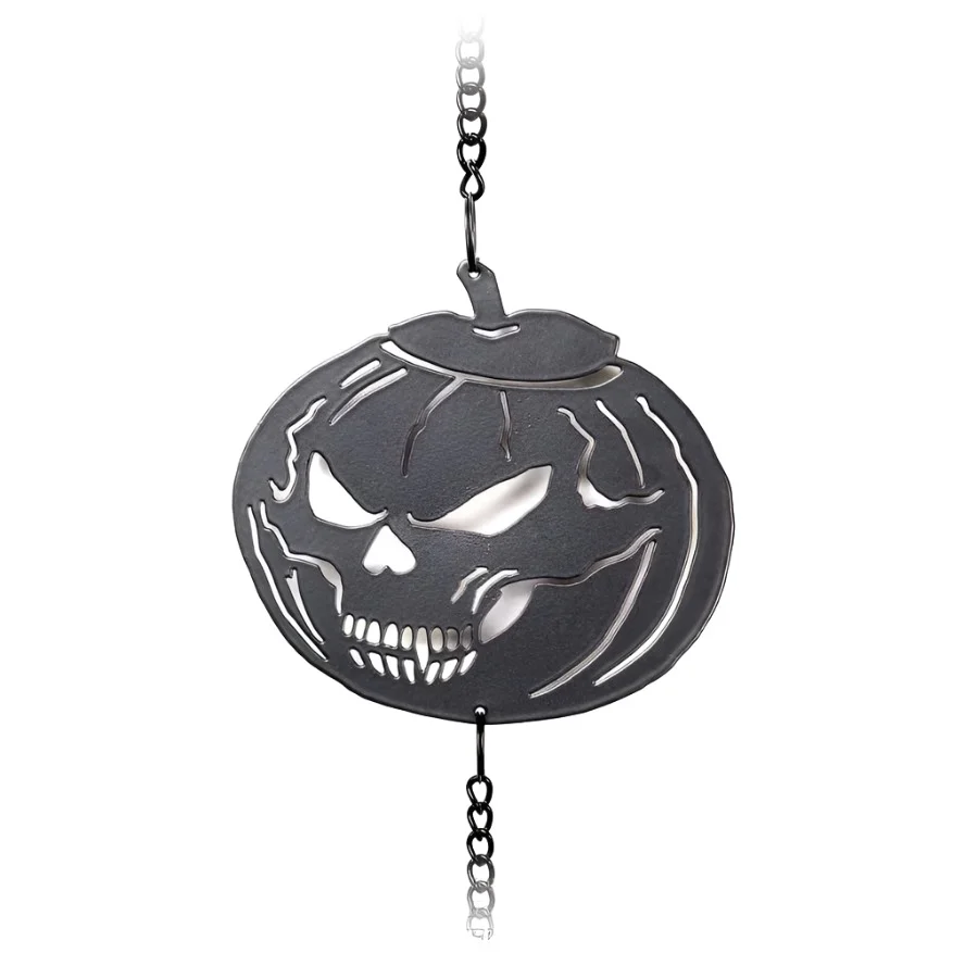 Alchemy Pumpkin Skull Wind Chime - Image 4