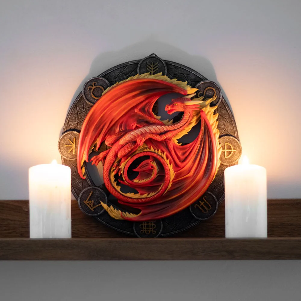 Anne Stokes Beltane Dragon Wall Plaque - Image 4