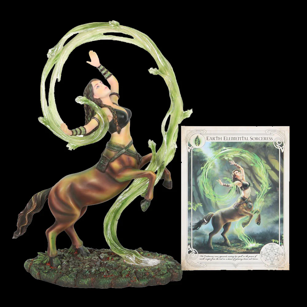 Anne Stokes Earth Elemental Sorceress Figurine - Image 2