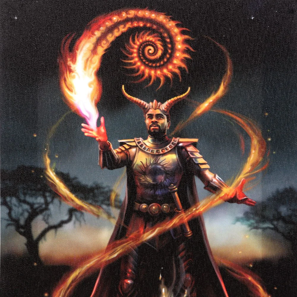 Anne Stokes Fire Element Wizard Picture - Image 2