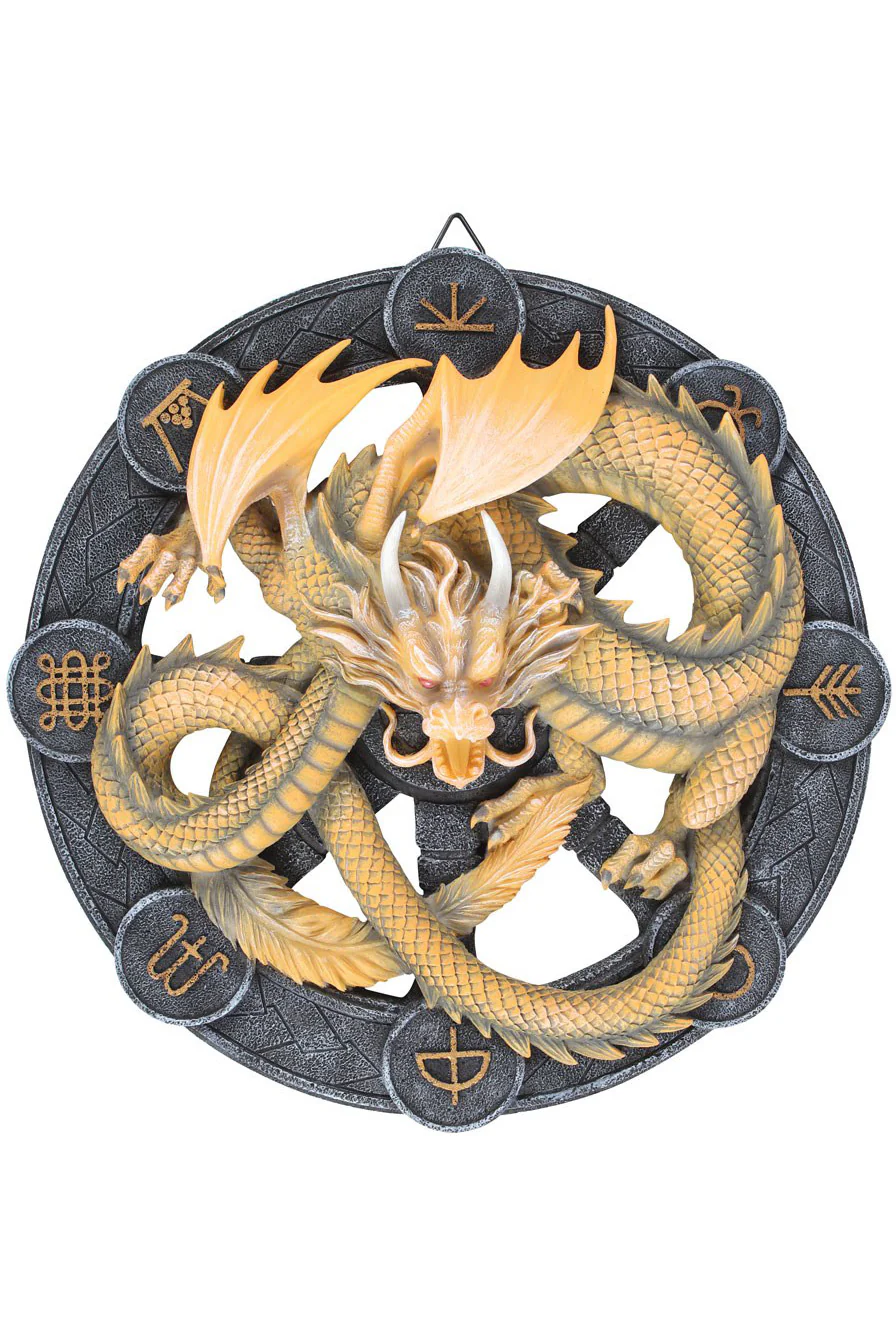 Anne Stokes Imbolc Dragon Wall Plaque