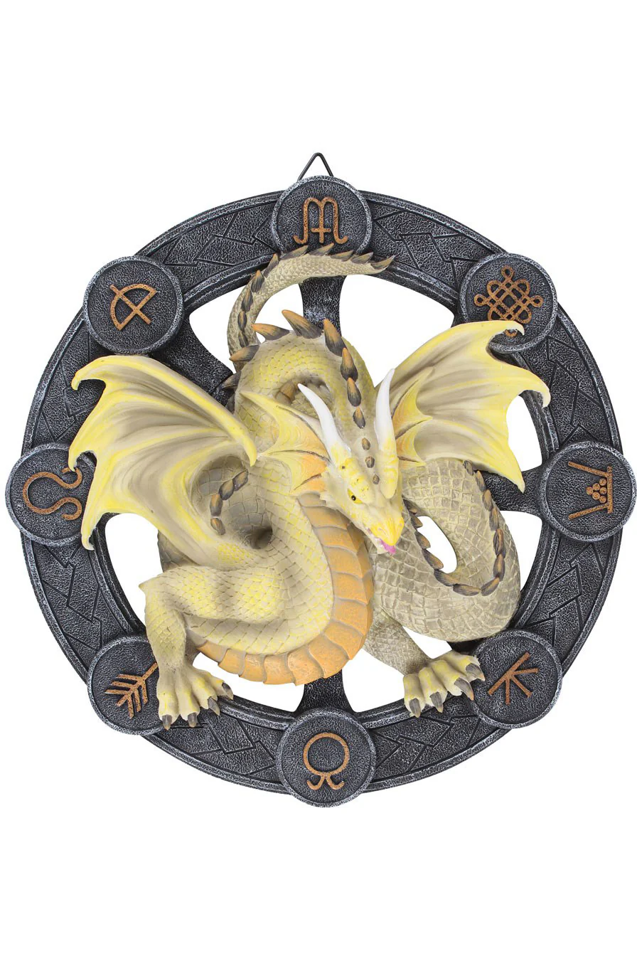 Anne Stokes Mabon Dragon Wall Plaque