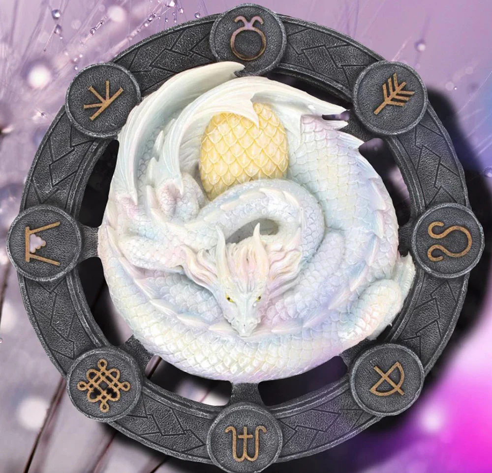 Anne Stokes Ostara Dragon Wall Plaque - Image 3
