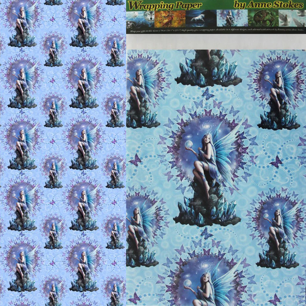 Anne Stokes Stargazer Fairy Wrapping Paper - Image 2