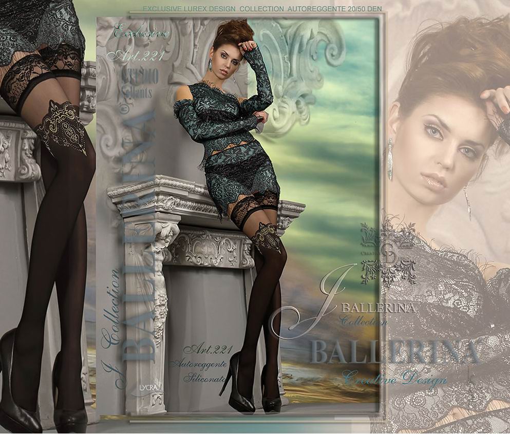 Ballerina 221 Hold Ups Stockings Semi Opaque - Image 3