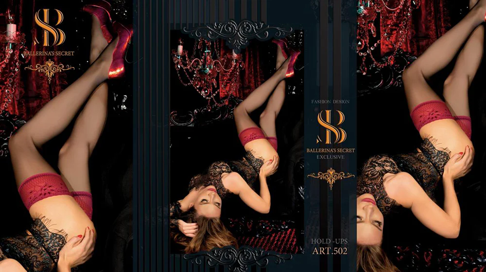 Ballerina 502 Hold Ups Stockings - Image 2
