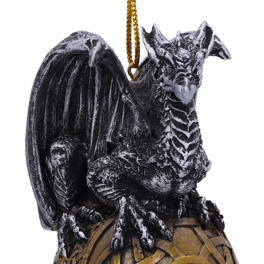 Balthazar Festive Hanging Dragon Ornament - Image 5