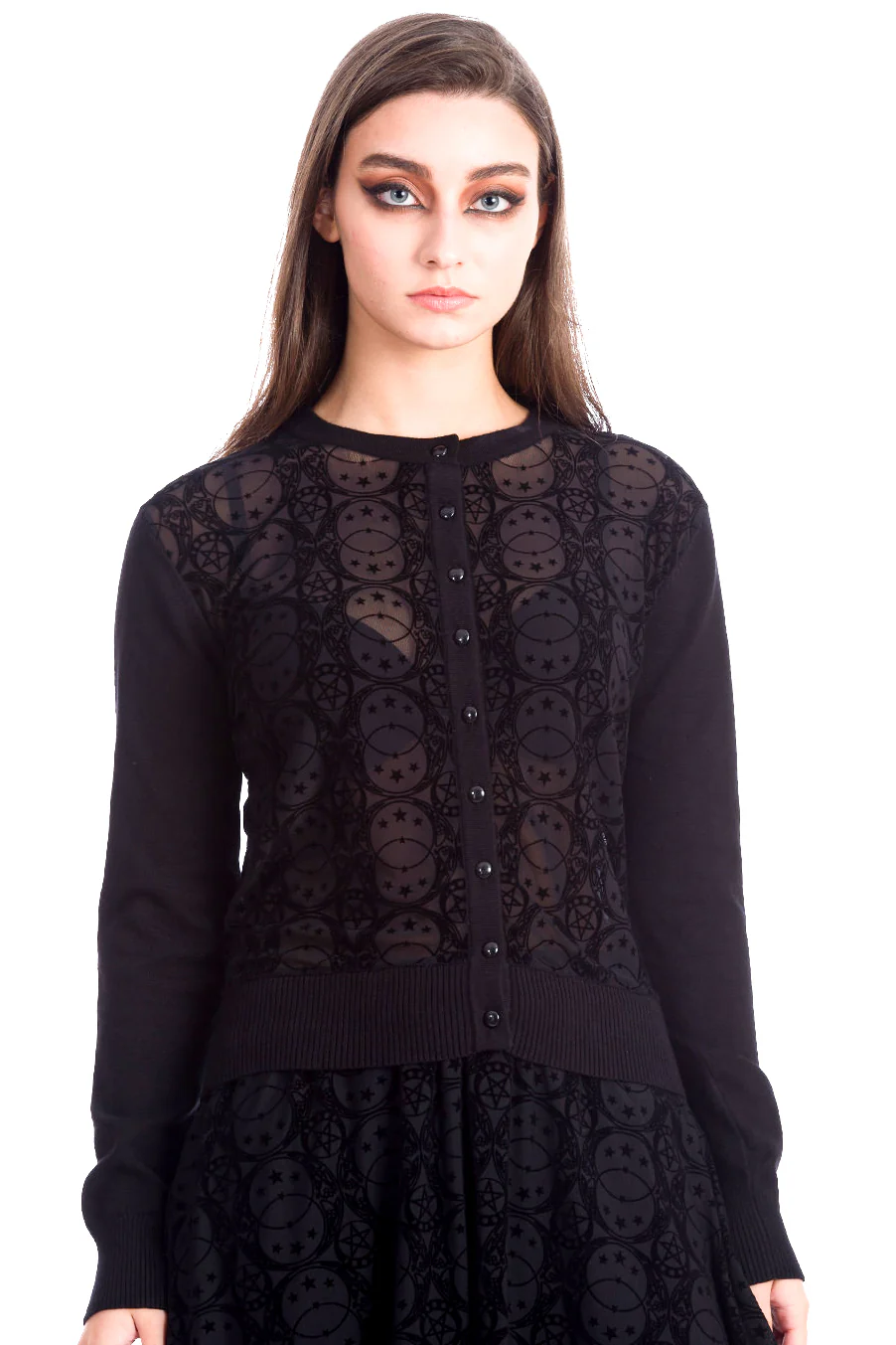 Banned Circle Flock Cardigan