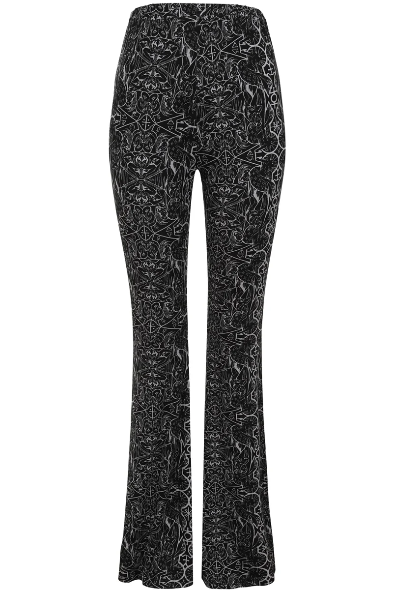 Banned Esoteric Flare Leggings - Image 3
