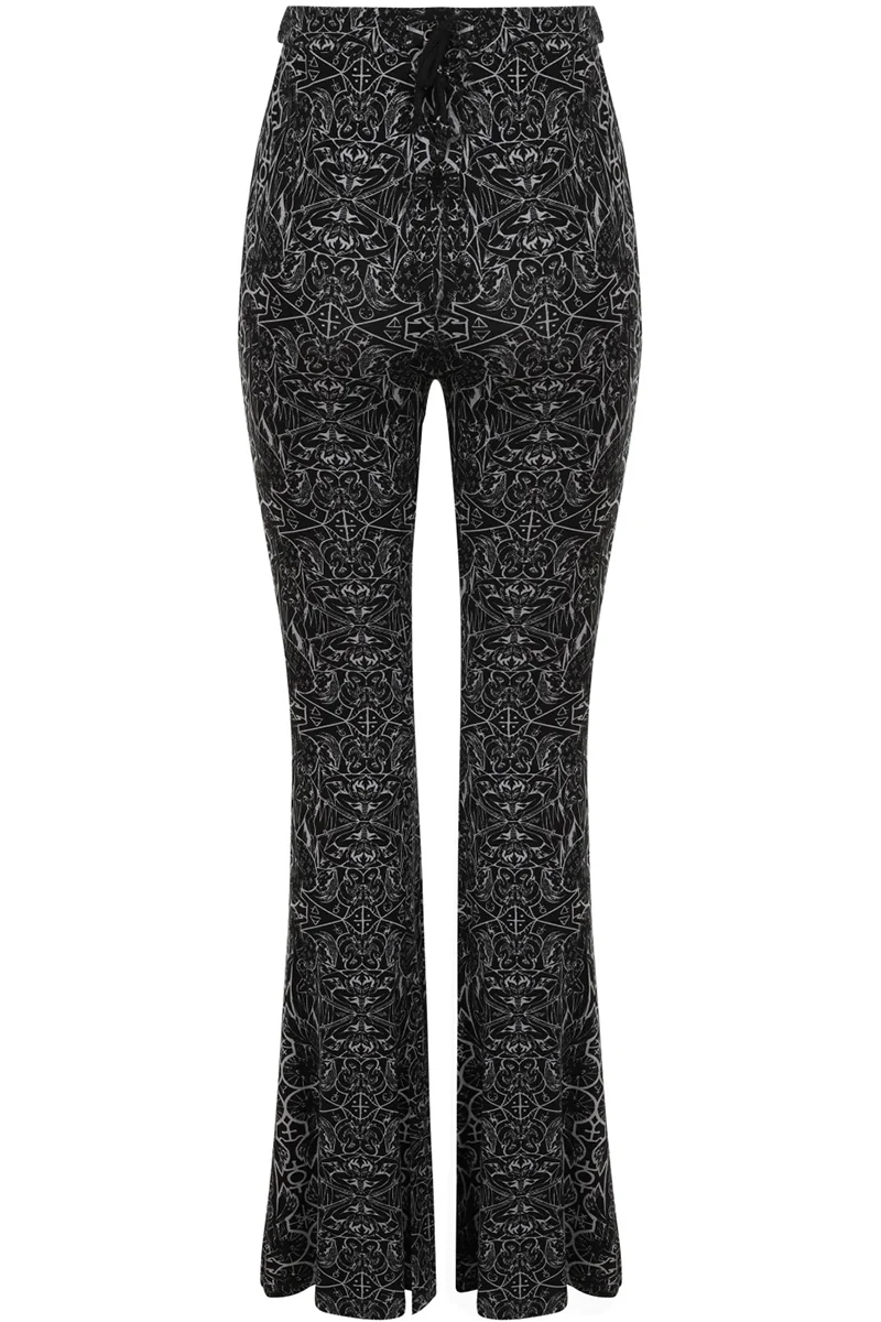 Banned Esoteric Flare Leggings - Image 4