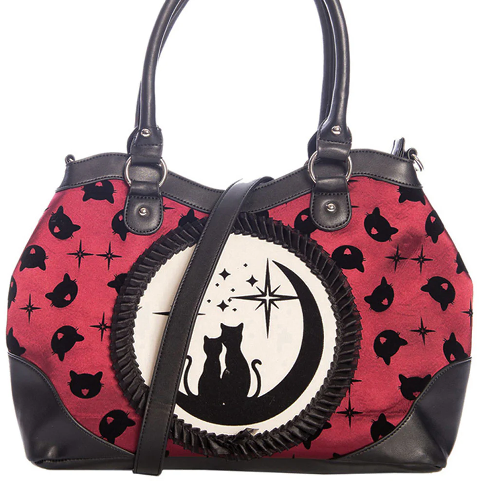 Banned Lunar Sisters Bag Burgundy - Image 5