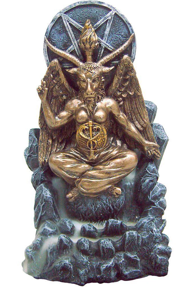 Baphomet Backflow Incense Burner