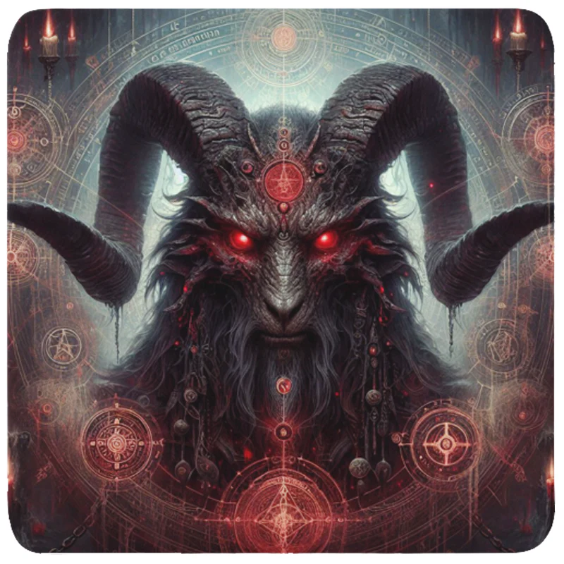 Baphomet Coaster Art049 - Image 4