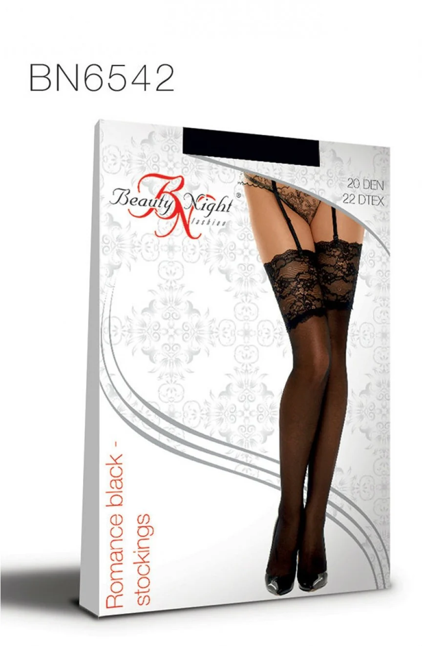 Beauty Night Romance Stockings Black - Image 5