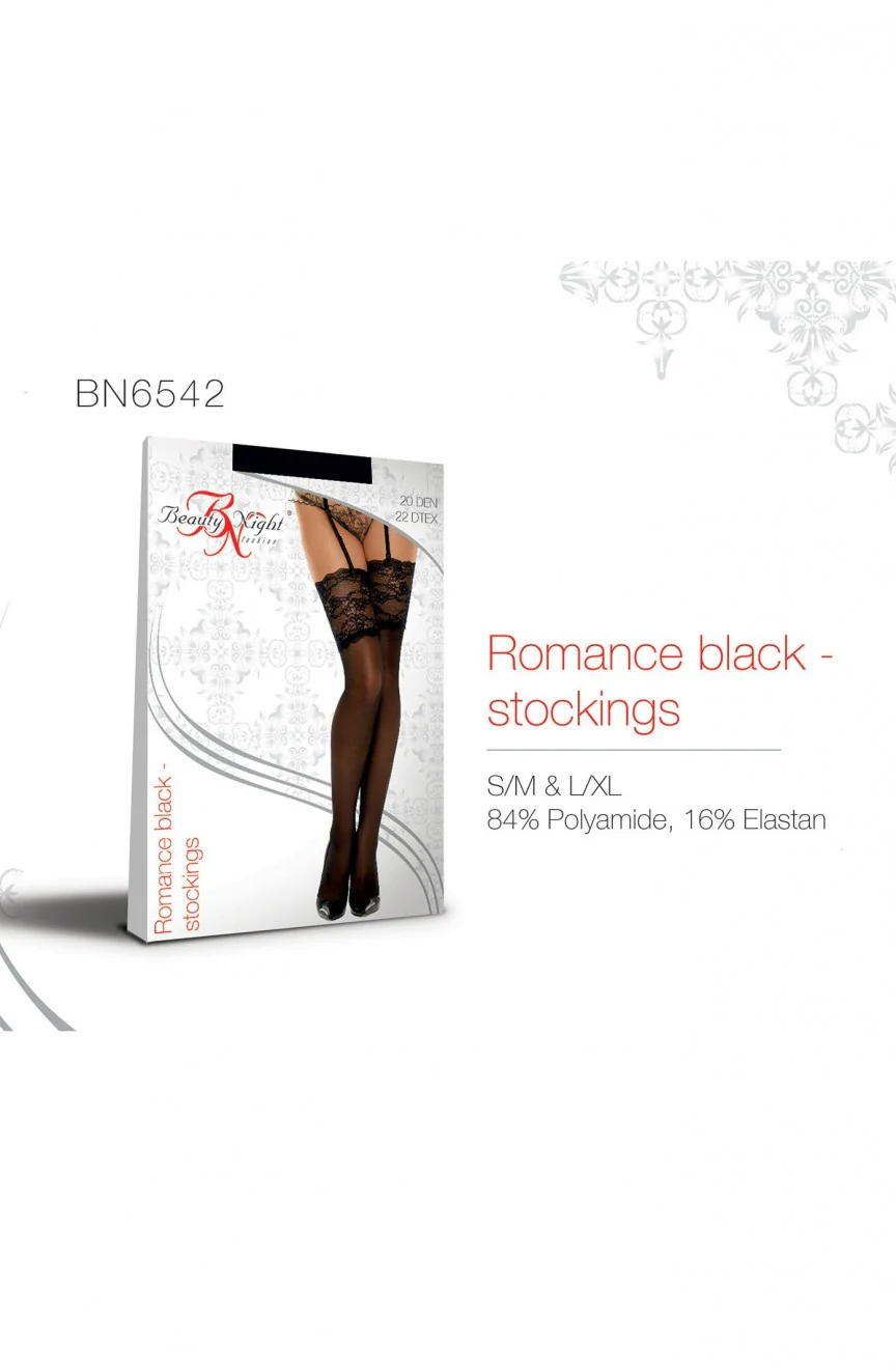 Beauty Night Romance Stockings Black - Image 6
