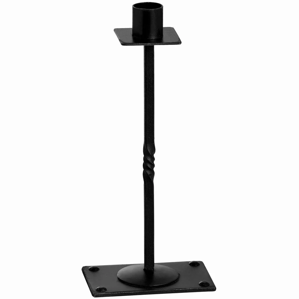 Black Castle Wrought Candle Holder - Image 2