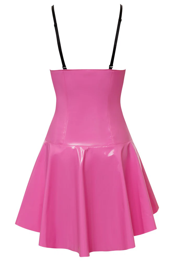 Black Level Pink Vinyl Dress - Image 11