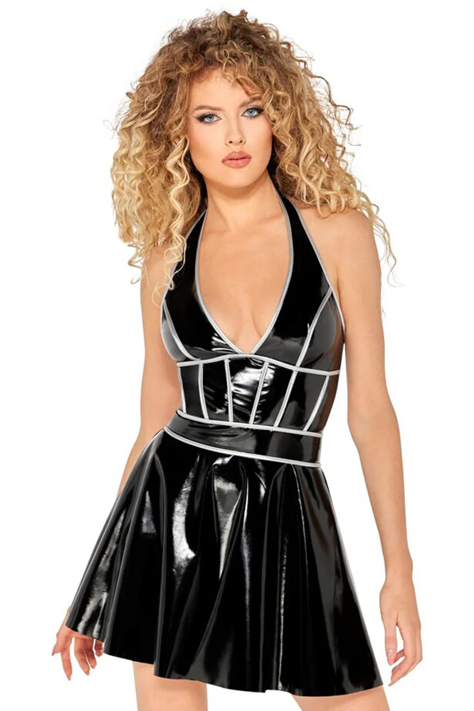 Black Level Short Halterneck Dress - Image 4