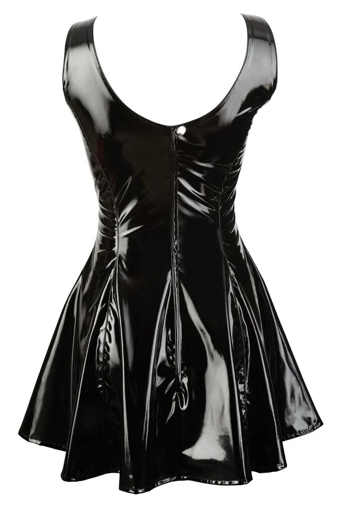 Black Level Short Vinyl Dress - Image 6
