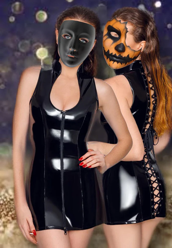 Black Level Vinyl Dress - Image 11