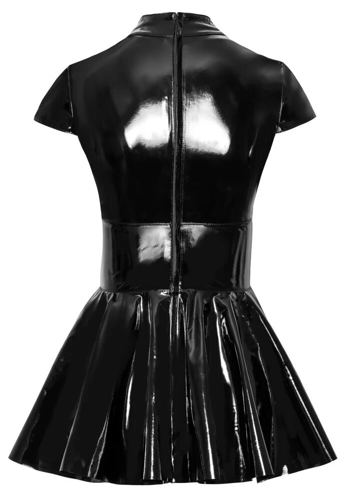 Black Level Vinyl Mini Dress - Image 9