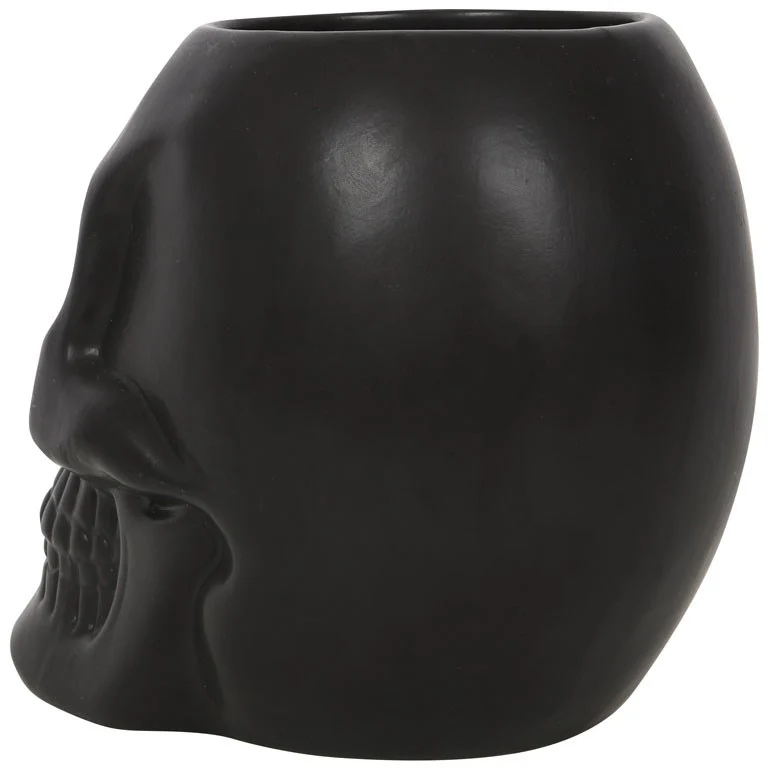 Black Skull Plant Pot - Image 4