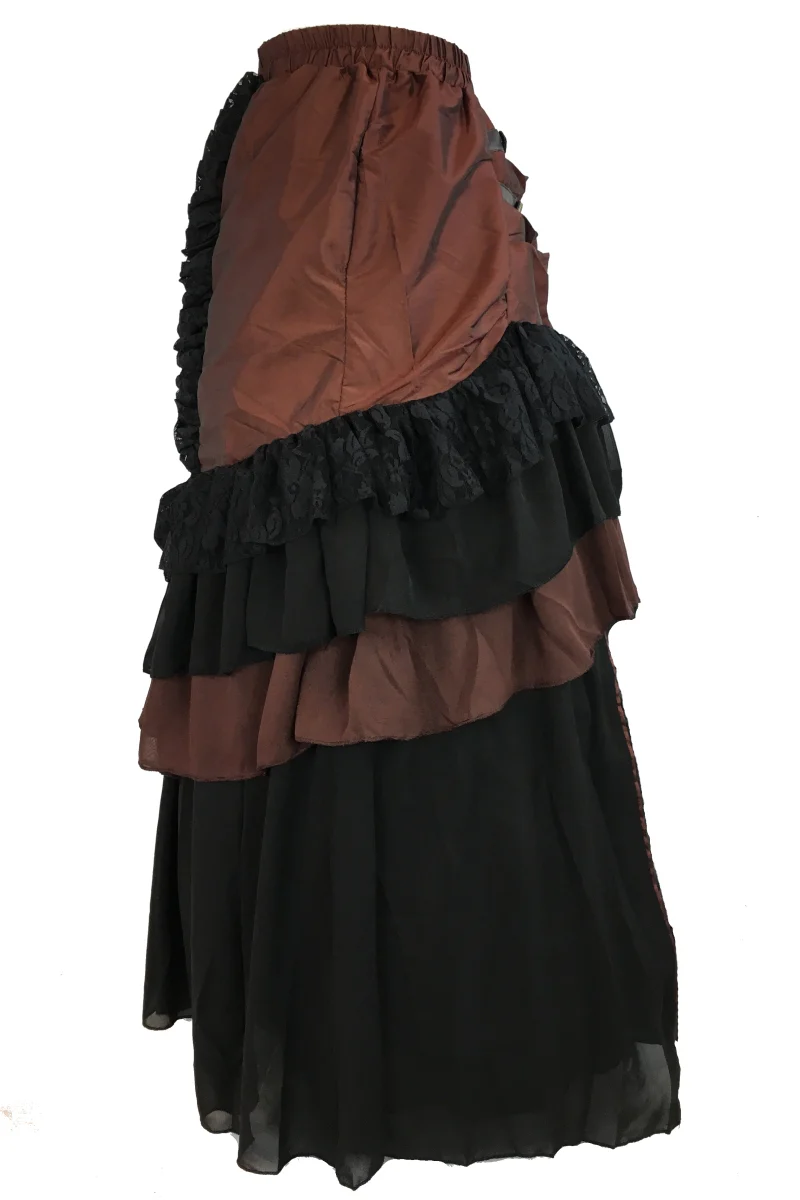 Burleska Catriana Maxi Skirt Brass - Image 4
