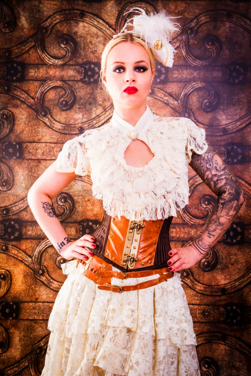 Burleska Dita Top Cream (M, 2XL) - Image 3
