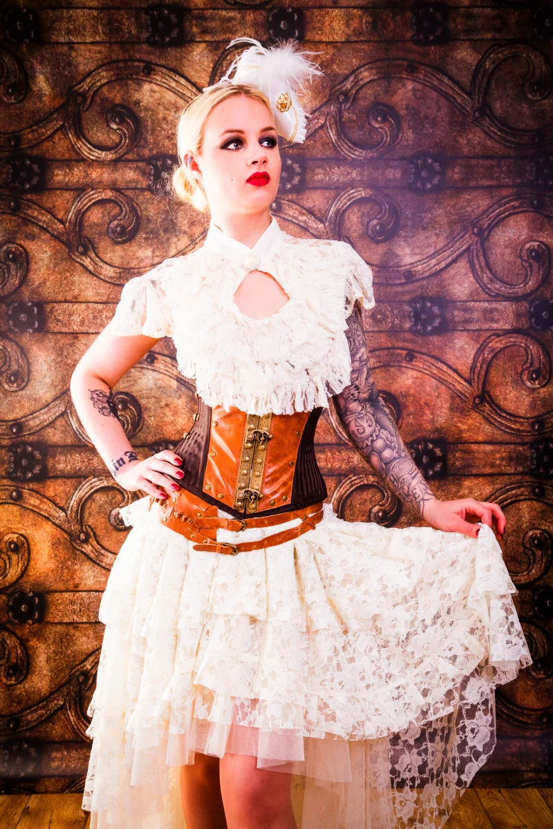 Burleska Dita Top Cream (M, 2XL) - Image 5