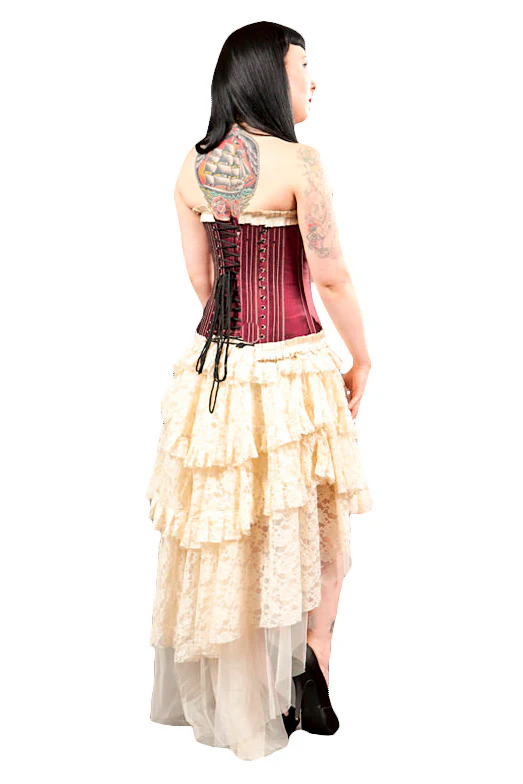 Burleska Ophelie Waterfall Skirt Cream (M/L, L/XL) - Image 7