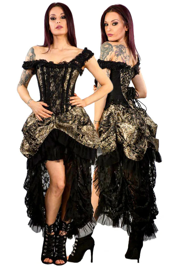 Burleska Versailles Gold Corset Dress