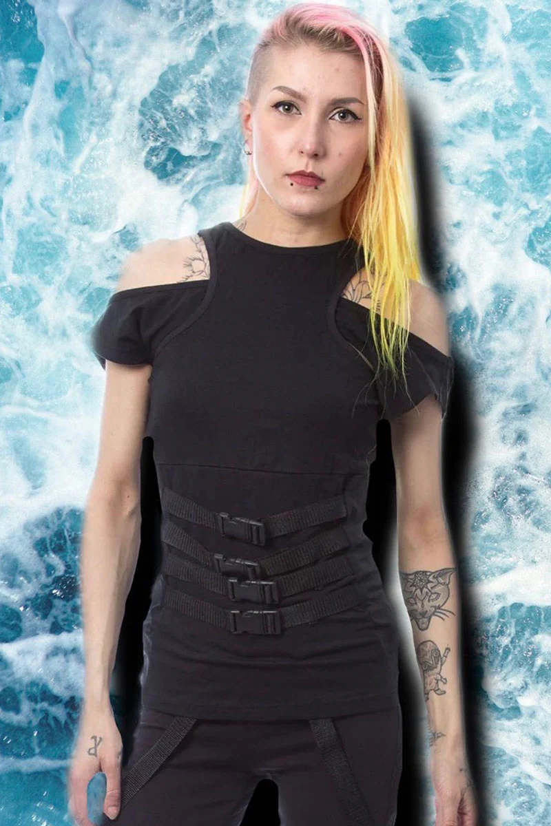 Chemical Black Tess Top (L, XL) - Image 2