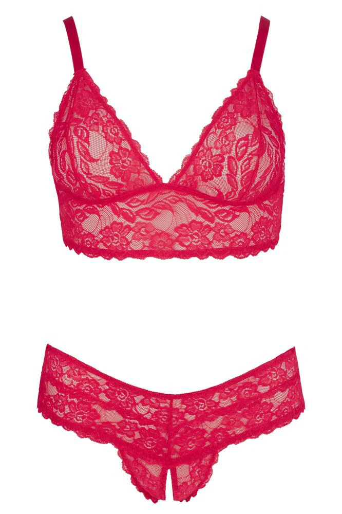 Cottell Curves Red Bra and Briefs (XL) - Image 6