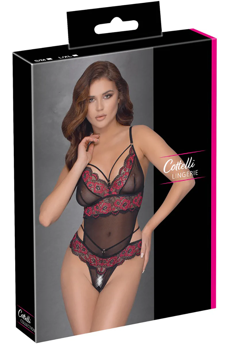 Cottelli Black Red Body - Image 7